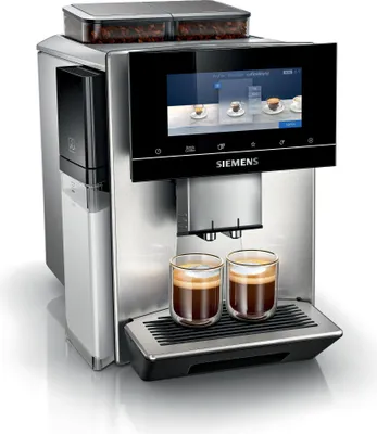 Produktbild von Siemens EQ.900 Plus TQ907FZ3, Espressomaschine, 2,3 l, Kaffeebohnen, Eingebautes Mahlwerk, 1500 W, Edelstahl