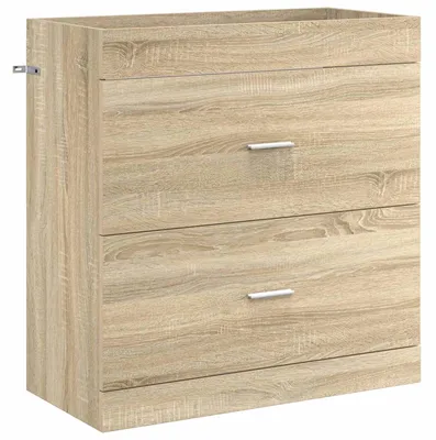Obrázek produktu pro vidaXL Koupelnová skříňka Sonoma dub 78,5 x 37,5 x 81 cm dřevotřísková deska
