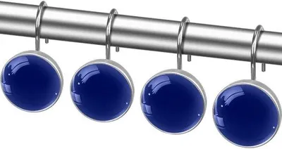 Produktbild von Kristallspiegel-Duschkabine-Vorhänge - 12 Schichten - Marineblau