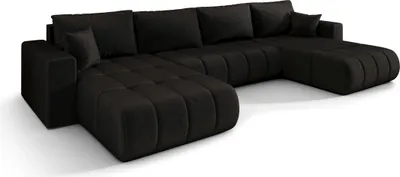 Produktbild von BEDANTE Ecksofa mit Schlaffunktion MILO U PREMIUM Monolith 97