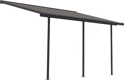 Image de Pergola 13m² gris anthracite - Palram - 705600 - capri