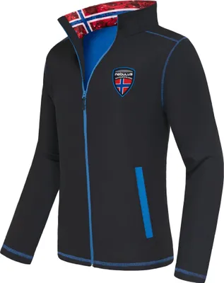 Zdjęcie produktu dla Męska kurtka softshell Nebulus MARQUES, ciepła kurtka outdoorowa, praktyczna i wszechstronna kurtka przejściowa, P5545 - męska, czarno-kobaltowy, XL