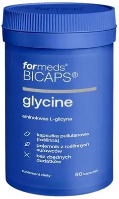 Image de Formeds BICAPS GLYCINE L-glycine, collagène, pour le sommeil, régénération du système nerveux, 60 capsules