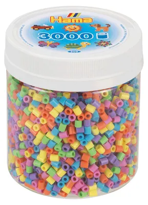Obrázek produktu pro Hama - Železné korálky v pastelovém mixu (50), 3000ks.
