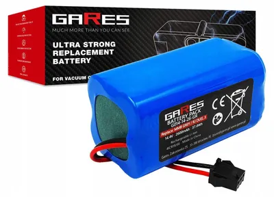 Obrázek produktu pro Gares Náhradní baterie pro Mamibot GREY EXVAC660 680S 880 | 14,4V 2,6 Ah Li-Ion | Vysokovýkonná baterie pro robotický vysavač | Kompatibilní s Mamibot GREY EXVAC660 680S 880 | Prémiová kvalita