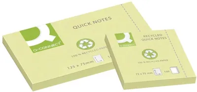 Produktbild von Haftnotizen 76x127mm RC gelb 100 Blatt Packung mit 12 Stück