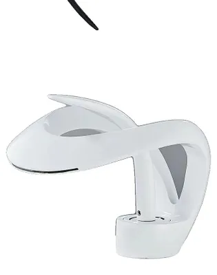 Immagine prodotto di Miscelatore per lavabo, da montare a incasso, finitura lucida, bianco