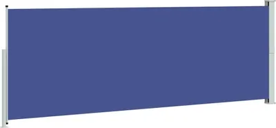 Image de vidaXL Marquise latérale extensible 160x500 cm Bleu