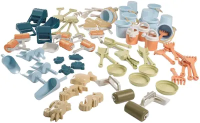 Produktbild von Dantoy Sand- und Wasserspielset BIOplastic 76-teilig umweltfreundlich