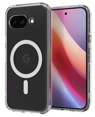 Image de Étui SPIGEN ULTRA HYBRID MAG compatible avec MagSafe pour GOOGLE PIXEL 9A transparent/blanc