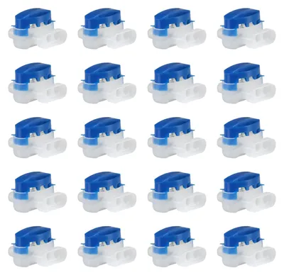 Produktbild von 20 x Kabelverbinder mit Anschlussklemmen, wasserdicht, für Rasenmähroboter
