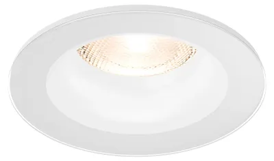 Image de Braytron - Cadre d'encastrement pour spot encastrable, douille ronde en aluminium blanc, GU10 MR16, IP54