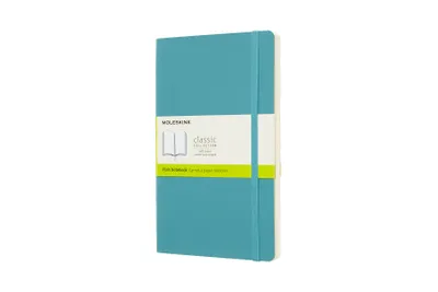 Produktbild von Moleskine Notizbuch Large/A5, Blanko, Soft Cover, Riff Blau