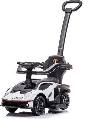 Image de Billy Trotteur avec barre de poussée Lamborghini SCV12 Blanc