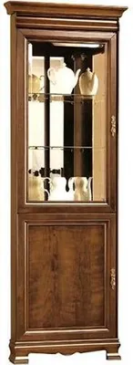 Produktbild von Eckvitrine Vitrinenschrank Glasvitrine Glasdisplay Vitrine Regalvitrine