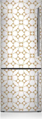 Produktbild von Kühlschrankmagne Kühlschrank Magnetfolie Dekoration 70x190 cm - Geometrisches Muster.