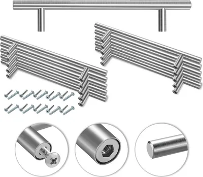 Produktbild von Jopassy Schrankgriff Möbelgriffe Küchengriffe Türgriff Küchengriff 220*160*10MM 50 Stück