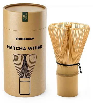 Produktbild von Matchabesen aus Bambus, 120 Borsten, Traditioneller Japanischer Chasen, Handgefertigt