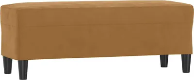 Obrázok produktu pre vidaXL Lavica Brown 100x35x41 cm Velvet