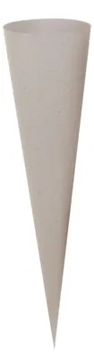 Image de Cornets d'école bruts gris 70 cm, quantité : 1 (nouveau)
