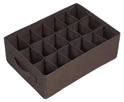 Image de Boîte de rangement avec 18 compartiments pour chaussettes et sous-vêtements