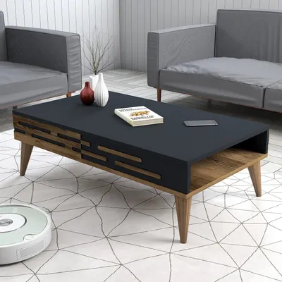 Obrázek produktu pro Skye Decor, Valensiya - Ořech, antracit, Couchtisch, Nussbaum, 100 % MELAMINBESCHICHICHTETETETETETE SPANPLATTEN, 105 x 34,6 x 60 cm