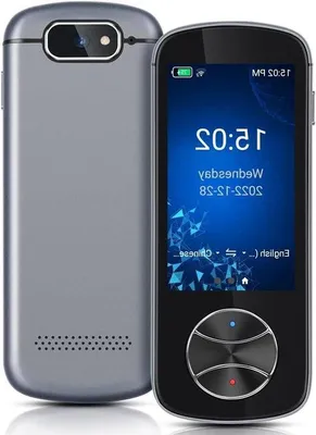 Productafbeelding van Intelligente Vertaler - Taalvertaler Converter - Communicatie Verbeteren - 128 Talen Ondersteuning - 3.0 Inch Scherm - Wit