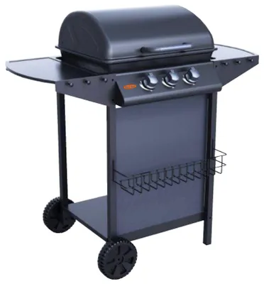 Image de BARBECUE À GAZ À TROIS BRÛLEURS CARDINALE 104 x 55,4 x 97,7 cm (h)