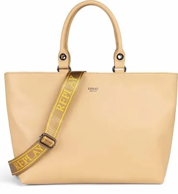 Produktbild von REPLAY Schultertasche Shopper Safari beige
