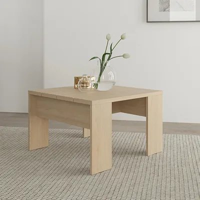 Produktbild von Magre - Couchtisch, 67x67x43h cm Braun Eiche, Quadratisch