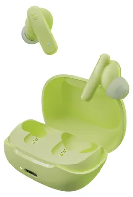 Produktbild von Skullcandy Smokin’ Buds, True Wireless Stereo (TWS), 20 - 20000 Hz, Anrufe/Musik, 40,59 g, Kopfhörer, Grün