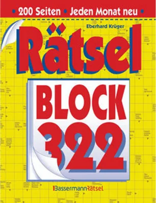 Obrázok produktu pre Rätselblock 322 (5 Exemplare à 2,99 EUR)