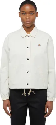 Produktbild von Dickies Oakport Cropped Coach Jacke Weiß 2XS Frau Weiß 2XS