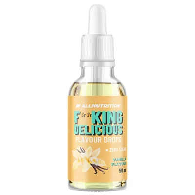 Produktbild von ALLNUTRITION FITKING DELICIOUS FLAVOUR DROPS 50ml Vanille
