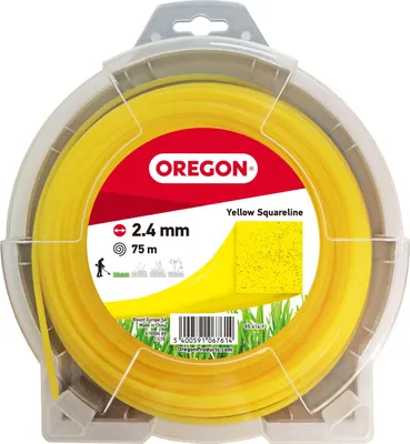 Produktbild von Oregon Gelber Freischneidefaden quadratisch Yellow Squareline, 2,0 mm Durchmesser, 75 m Länge