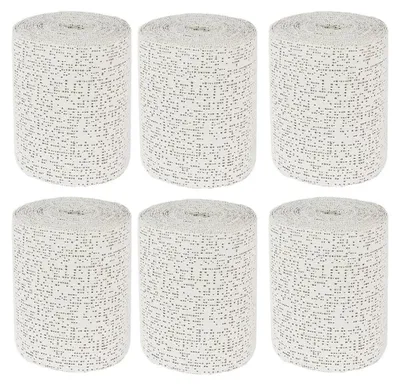 Productafbeelding van Gipsverband, 10 cm x 5 m, 6 rollen, totaal 30 meter, wit, individueel verpakt