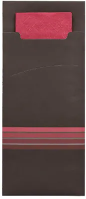 Produktbild von Papstar 86703, Schwarz, Bordeaux, Rechteck, Papier, 520 Stück(e), 200 mm, 85 mm