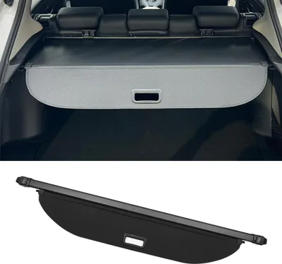 Image de Cache-Bagages Rétractable Pour Coffre De Voiture Pour Buick Envision 15-20 Étagère De Coffre Arrière Étagère De Bagages Écran De Sécurité, Toile, Noir Brillant