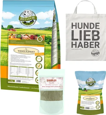 Produktbild von Bellfor Diät-Futterset mit kaltgepresstem Trockenfutter für große Hunderassen 4,220.00 g