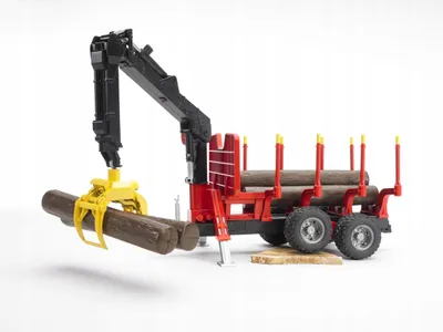 Imagen del producto de Remolque Bruder con grúa de carga y accesorios, 1 unidad