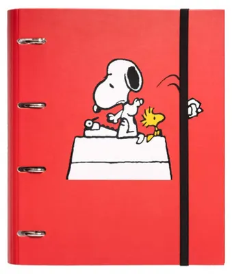 Immagine prodotto di Erik Editores Raccoglitore Premium a 4 anelli Snoopy Rosso Rosso Taglia unica