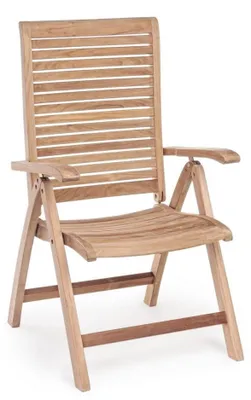 Produktbild von Liegesessel GALILEA aus Teakholz, klappbar