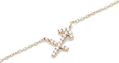 Produktbild von Daniel Wellington Kristall Sternzeichen Kette Gold Schütze Halskette DW-DW00400927