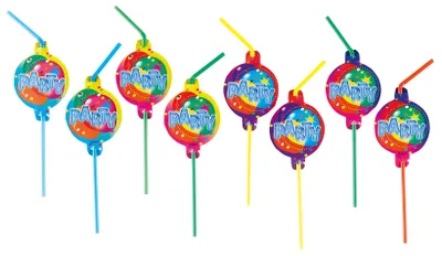 Produktbild von 8 Trinkhalme Ballon Party