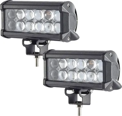 Produktbild von Greenmigo 2pcs 36W LED Arbeitsscheinwerfer 12V 24V Zusatzscheinwerfer Auto Flutlicht Rückfahrscheinwerfer Wasserdicht  LED Scheinwerfer für Offroad Tr
