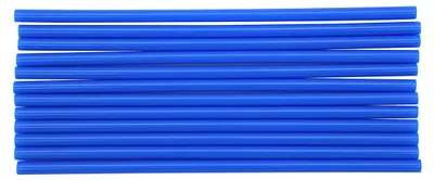 Image de Lot de 12 pailles bleu en plastique 23 cm Fackelmann Bar Concept