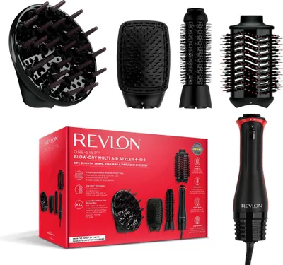 Image de multistyler 4 en 1 - REVLON - RVDR5373E - Pour des cheveux structurés - 4 niveaux de température - Noir