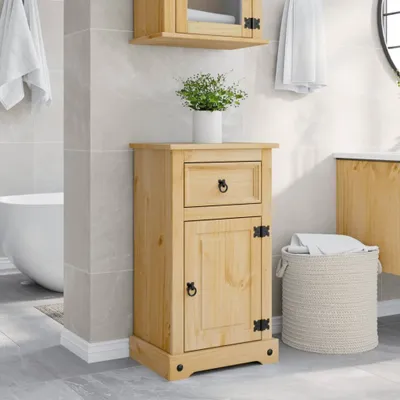 Obrázek produktu pro Maison Exclusive - Skříňka pod umyvadlo , rozměry 45x33x80 cm, masivní borové dřevo
