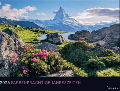 Produktbild von Farbenprächtige Jahreszeiten - KUNTH Wandkalender 2026