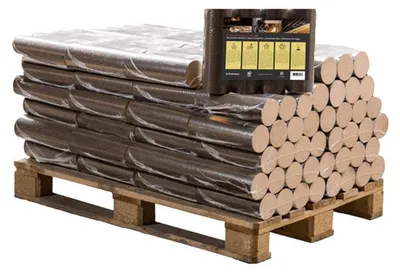 Produktbild von Runde Buche Briketts 48 Packungen x 10 kg (480 kg)